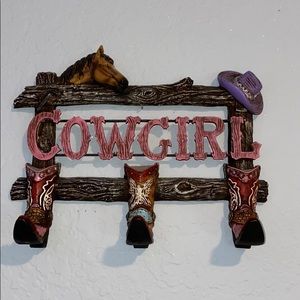 Cute cowgirl jacket hanger